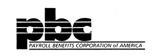 PBC PAYROLL BENEFITS CORPORATION OF AMERICA logo