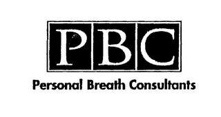 PBC PERSONAL BREATH CONSULTANTS logo