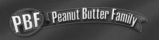PBF PEANUT BUTTER FAMILY logo
