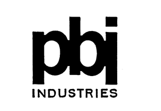 PBI INDUSTRIES logo