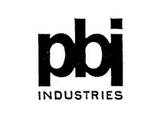 PBI INDUSTRIES logo