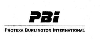 PBI PROTEXA BURLINGTON INTERNATIONAL logo