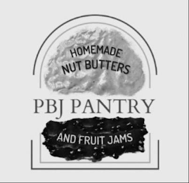 PBJ PANTRY HOMEMADE NUT BUTTERS AND FRUIT JAMS logo