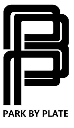 PBP PARK BY PLATE logo