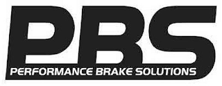 PBS PERFORMANCE BRAKE SOLUTIONS logo