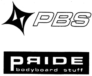 PBS PRIDE BODYBOARD STUFF logo