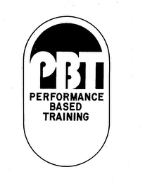 PBT; PERFORMANCE BASED TRAINING logo