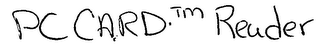 PC CARD .TM READER logo