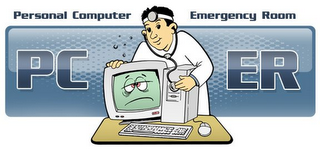 PC ER PERSONAL COMPUTER EMERGENCY ROOM logo