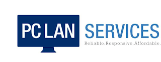 PC LAN SERVICES RELIABLE. RESPONSIBLE. AFFORDABLE. logo