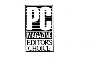 PC MAGAZINE EDITOR'S CHOICE