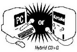PC OR KARAOKE HYBRID CD+G logo