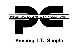 PC PRACTICAL COMPUTER APPLICATIONS KEEPING I.T. SIMPLE logo