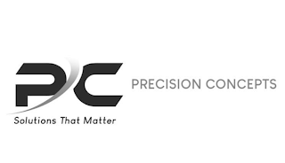 PC PRECISION CONCEPTS SOLUTIONS THAT MATTER logo