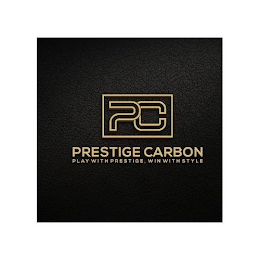 PC PRESTIGE CARBON PLAY WITH PRESTIGE, WIN WITH STYLE logo