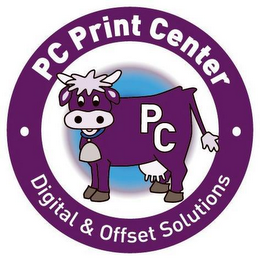 · PC PRINT CENTER · DIGITAL & OFFSET SOLUTIONS logo