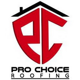 PC PRO CHOICE ROOFING logo