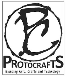 PC PROTOCRAFTS BLENDING ARTS, CRAFTS AND TECHNOLOGY logo