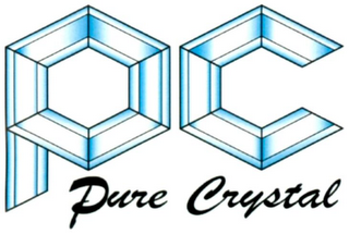 PC PURE CRYSTAL logo