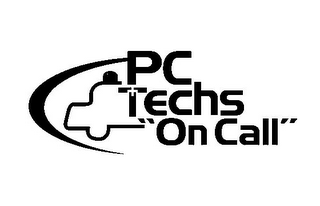 PC TECHS "ON CALL" logo