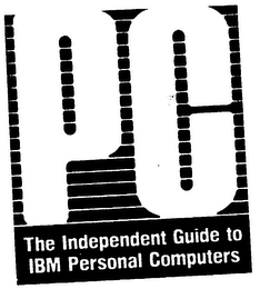 PC THE INDEPENDENT GUIDE TO IBM PERSONAL COMPUTERS logo