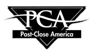 PCA POST-CLOSE AMERICA logo