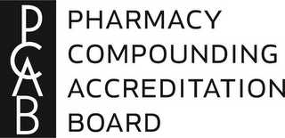 PCAB PHARMACY COMPOUNDING ACCREDITATIONBOARD logo