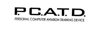 P.C.A.T.D. PERSONAL COMPUTER AVIATION TRAINING DEVICE logo