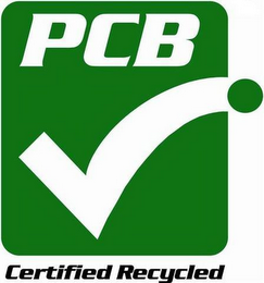PCB CERTIFIED RECYCLED logo
