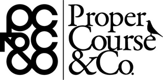 PC&CO PROPER COURSE &CO. logo