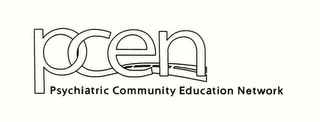 PCEN PSYCHIATRIC COMMUNITY EDUCATION NETWORK logo