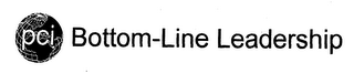 PCI BOTTOM-LINE LEADERSHIP logo