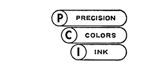 PCI PRECISION COLORS INK logo