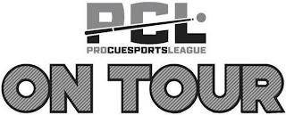 PCL PROCUESPORTSLEAGUE ON TOUR logo
