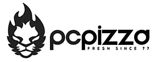 PCPIZZA FRESH SINCE 77 logo