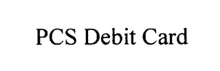 PCS DEBIT CARD logo