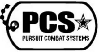 PCS PURSUIT COMBAT SYSTEMS logo