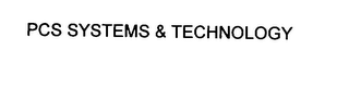 PCS SYSTEMS & TECHNOLOGY logo