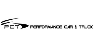 PCT PERFORMANCE CAR & TRUCK logo