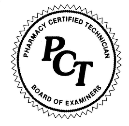 PCT PHARMACY CERTIFIED TECHNICIAN BOARD OF EXAMINERS logo