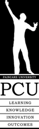 PCU PAINCARE UNIVERSITY LEARNING KNOWLEDGE INNOVATION OUTCOMES logo