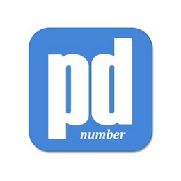 PD NUMBER logo