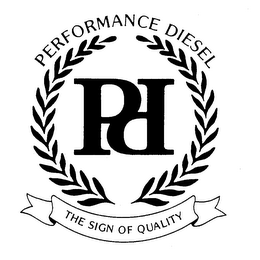 PD PERFORMANCE DIESEL THE SIGN OF QUALITY logo