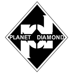 PD PLANET DIAMOND logo