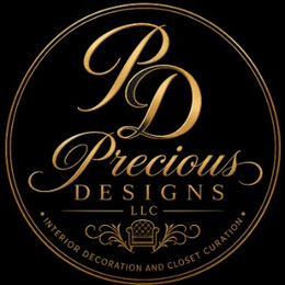 PD PRECIOUS DESIGNS LLC INTERIOR DECORATION AND CLOSET CURATION logo