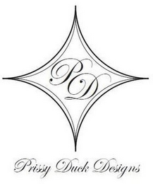 PD PRISSY DUCK DESIGNS logo