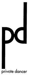 PD PRIVATE DANCER logo