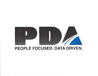 PDA PEOPLE FOCUSED. DATA DRIVEN. logo