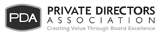 PDA PRIVATE DIRECTORS ASSOCIATION CREATING VALUE THROUGH BOARD EXCELLENCE logo