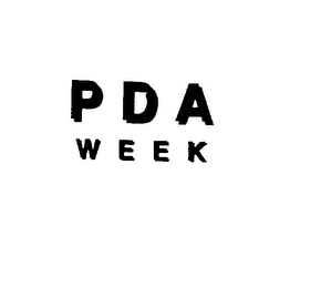 PDA WEEK logo